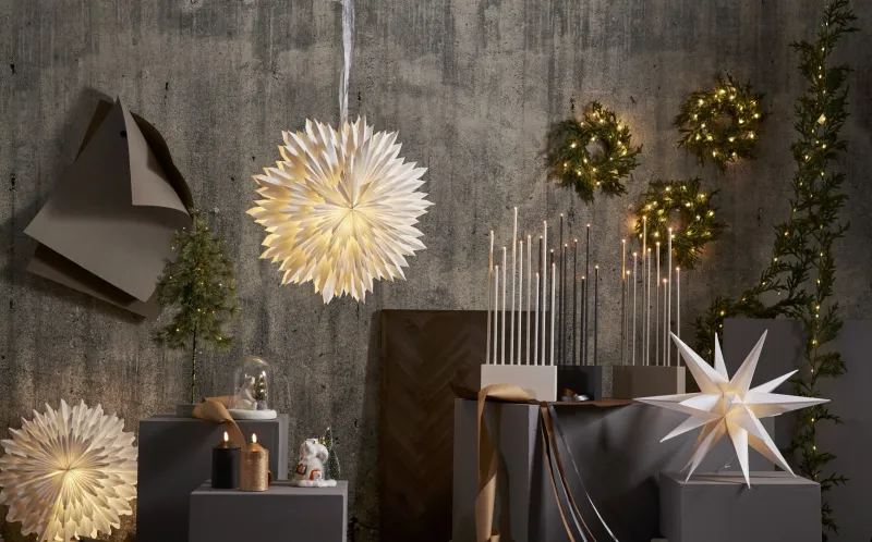 Świeca LED woskowa filarowa FLAMME TOP Czarna 15cm na baterie — zdjęcie 4