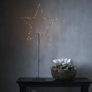 Dekoracja gwiazda stojąca z oświetleniem Led MIRA 100cm wysokości