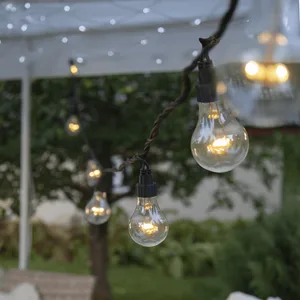 Girlanda ogrodowa LED 10 lampek białe ciepłe 230V