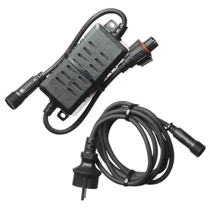 Kabel zasilający Superconnect 6A czarny 230V