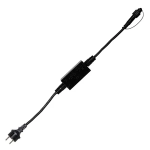 Kabel zasilający Superconnect czarny 230V
