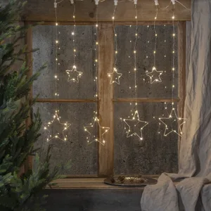 Kurtyna LED Gwiazdki 1,2m x 0,8m Dew Drop biała ciepła