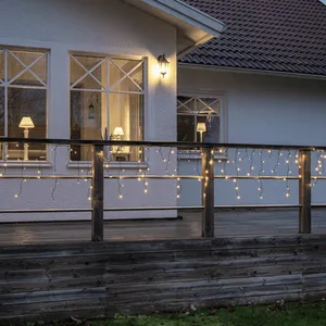Kurtyna Sople 960 diod LED 24m x 0,55m biała ciepła 3000k