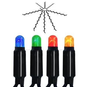 Lampki LED 8 linii z pierścieniem Multikolor niskonapięciowe 24V