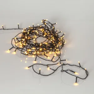 Lampki choinkowe LED 100 diod 7m Sterownik i Timer Białe Ciepłe 1900k FLASHY
