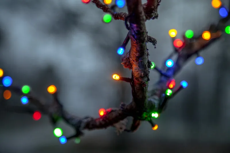 Lampki choinkowe LED 100 diod 7m Sterownik i Timer Multikolor FLASHY — zdjęcie 6