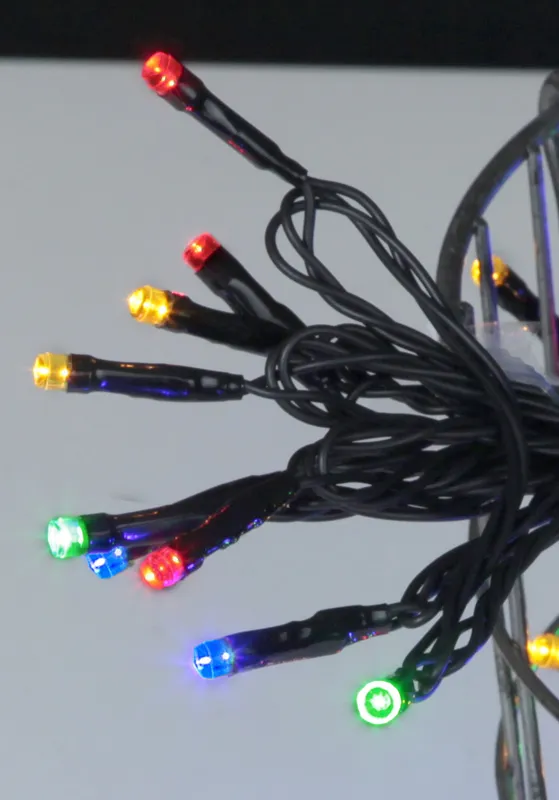 Lampki choinkowe LED 120 diod 7,1m Multikolor sterownik 8 funkcji — zdjęcie 7