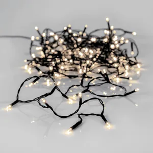 Lampki choinkowe LED 180 diod 12m Białe Ciepłe 3000k