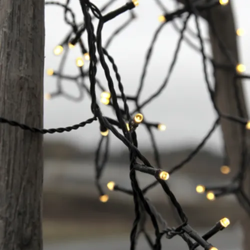 Lampki choinkowe LED 40 diod 4m Białe Ciepłe — zdjęcie 4