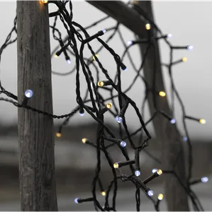 Lampki choinkowe LED 40 diod 4m Białe Ciepło-Zimne