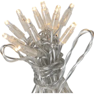 Lampki choinkowe LED 5m 49 diod białe ciepłe niskonapięciowe 24V