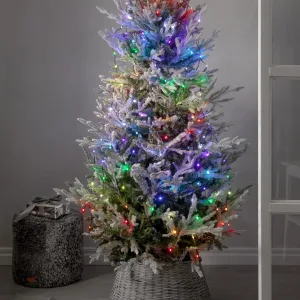 Lampki choinkowe LED Smart aplikacja + pilot RGB 8 linii z pierścieniem