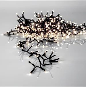 Lampki choinkowe LED bardzo gęste 540 diod 11m Białe Ciepłe 3000k