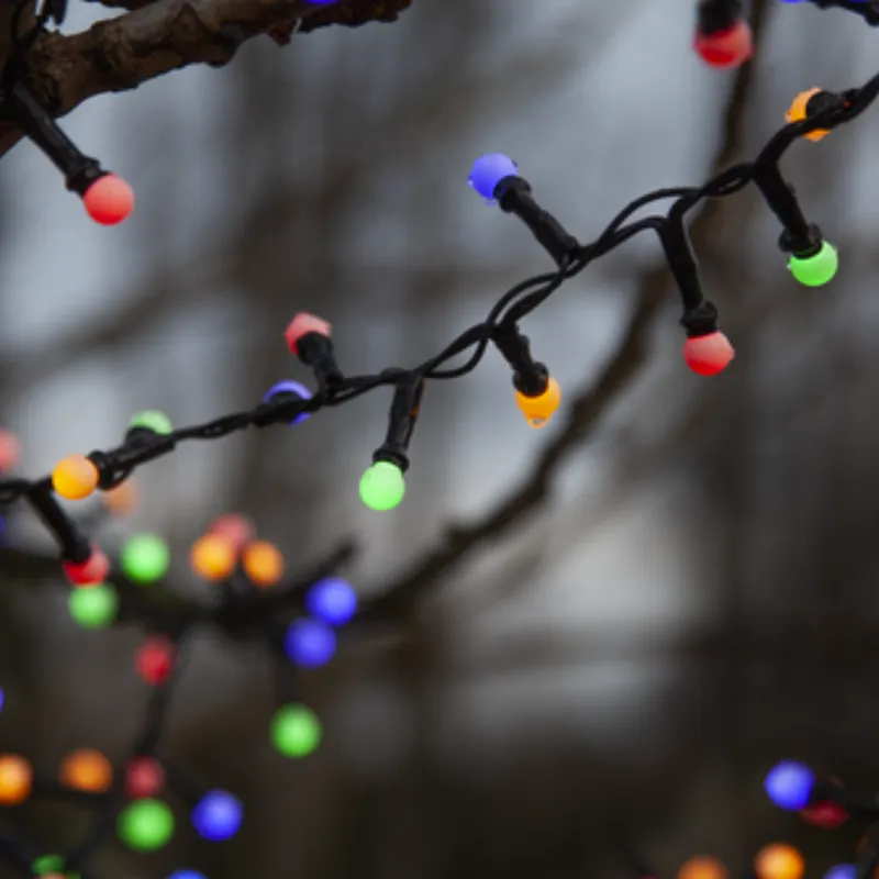 Lampki choinkowe Led BERRY MINI 300 kulek 6m sterownik i timer Multikolor — zdjęcie 5