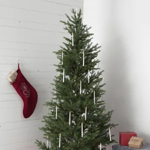 Lampki choinkowe świeczki PRL LED SLIMLINE 25 lampek B. Ciepłe do wewnątrz