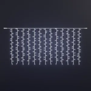 Profesjonalna kurtyna LED 2,6m x 1m biała zimna FLASH 230V IP65
