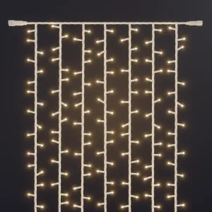 Profesjonalna kurtyna LED 2,6m x 4,5m biała ciepła 230V IP65