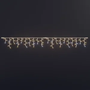 Profesjonalna kurtyna Sople LED 5,0m x 0,6m biała ciepła FLASH 230V IP65