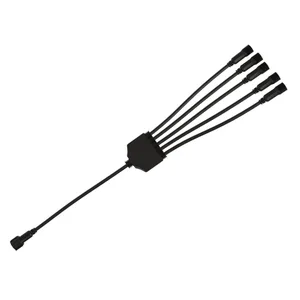 Rozgałęziacz 5 Linii Superconnect czarny 230V