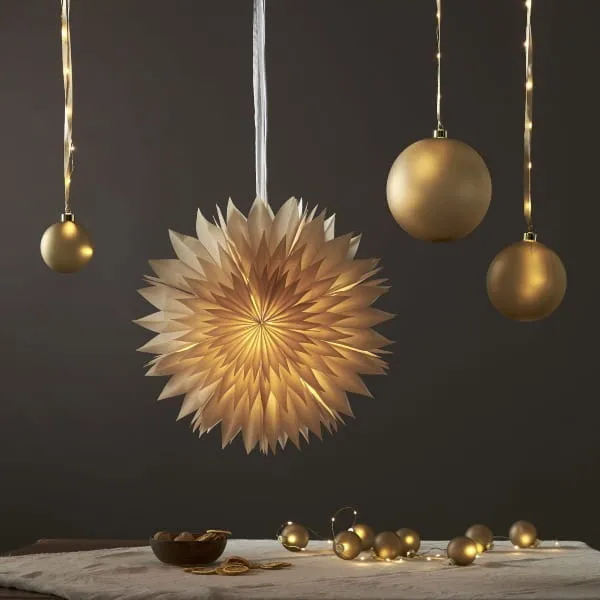 Bombka szklana z podświetleniem Led BLISS 15cm na baterie — zdjęcie 3