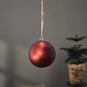 Bombka szklana z podświetleniem Led BLISS 20cm na baterie