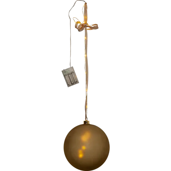 Bombka szklana z podświetleniem Led BLISS  20cm na baterie — zdjęcie 2