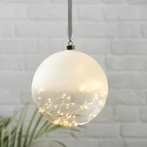 Bombka szklana z podświetleniem Led GLOW 20cm