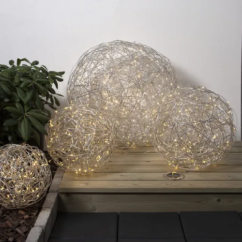 Dekoracja LED metalowa Kula TRASSEL 37,5 cm średnicy — zdjęcie 7