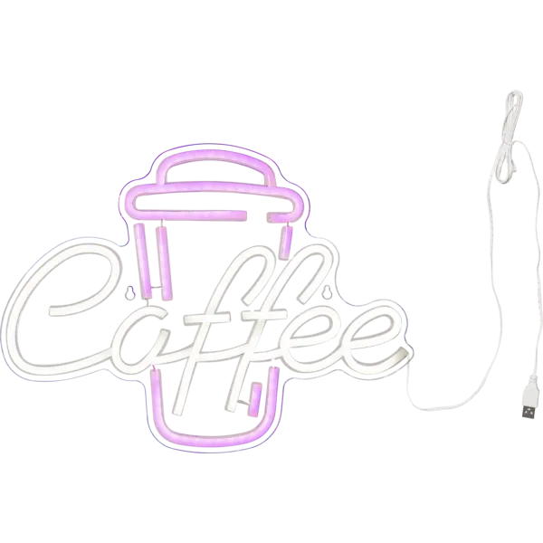 Dekoracja LED napis Coffee PLEXY — zdjęcie 2