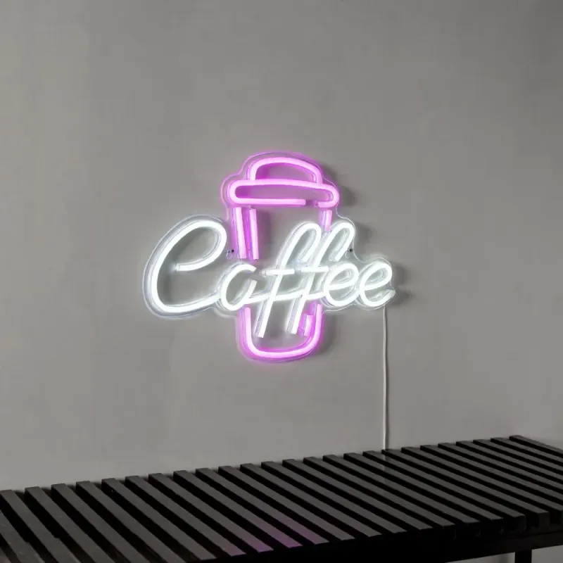Dekoracja LED napis Coffee PLEXY — zdjęcie 4