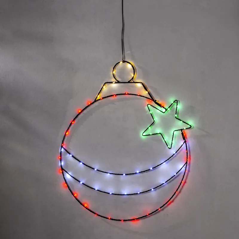 Dekoracja bombka Led X-MAS 47cm na baterie — zdjęcie 3