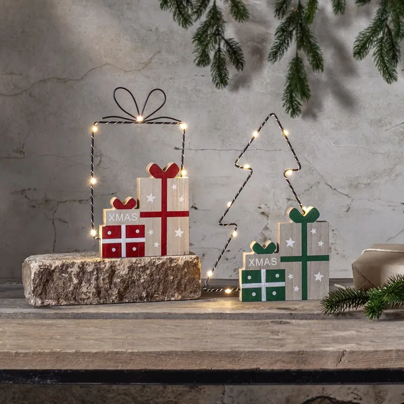 Dekoracja choinka Led JOLLY 27,50cm na baterie — zdjęcie 3