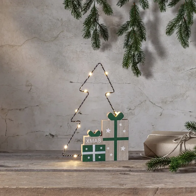 Dekoracja choinka Led JOLLY 27,50cm na baterie — zdjęcie 4