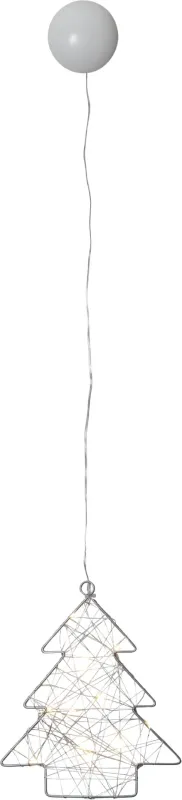 Dekoracja choinka wisząca Led WIRY 20cm na baterie — zdjęcie 2