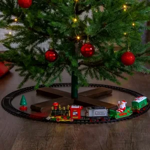 Dekoracja grająca świąteczny pociąg Led X-MAS TRAIN