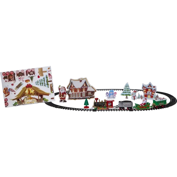 Dekoracja grająca świąteczny pociąg Led X-MAS TRAIN — zdjęcie 25