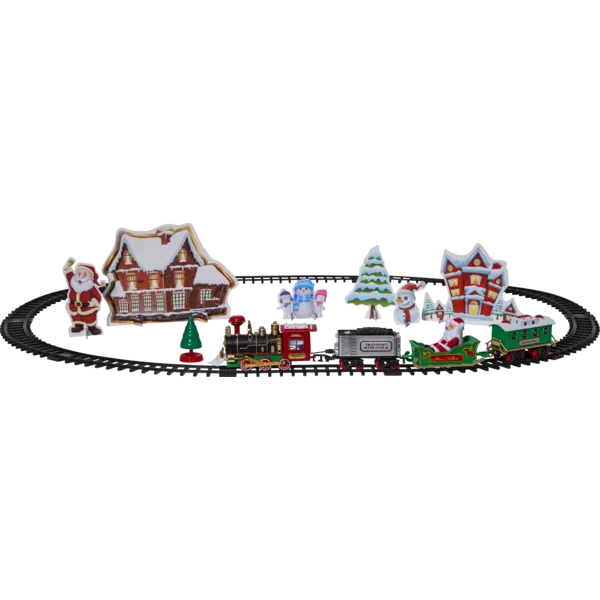 Dekoracja grająca świąteczny pociąg Led X-MAS TRAIN — zdjęcie 26