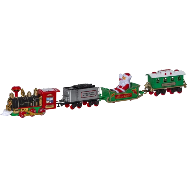 Dekoracja grająca świąteczny pociąg Led X-MAS TRAIN — zdjęcie 27
