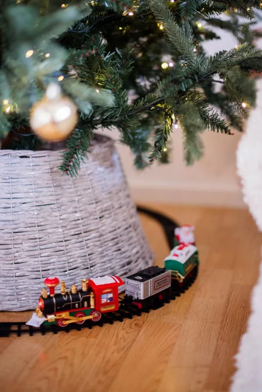 Dekoracja grająca świąteczny pociąg Led X-MAS TRAIN — zdjęcie 10