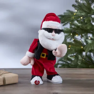 Dekoracja grający Św. Mikołaj MERRY PAL 33cm na baterie