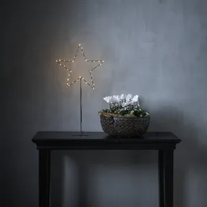 Dekoracja gwiazda stojąca z oświetleniem Led MIRA 65cm wysokości