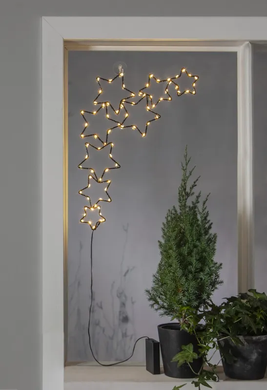 Dekoracja gwiazdki Led STELLA 43cm na baterie — zdjęcie 4