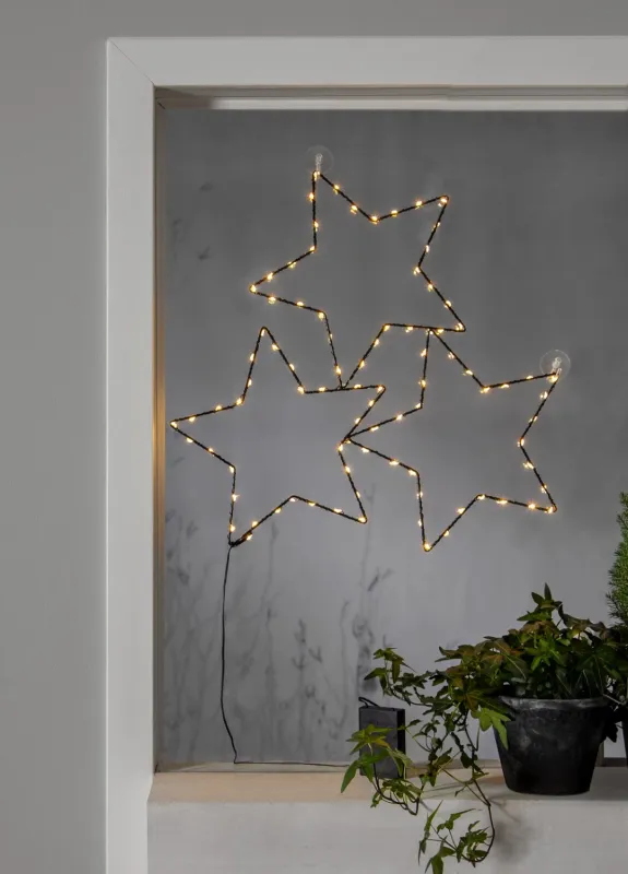 Dekoracja gwiazdki Led STELLA 48cm na baterie — zdjęcie 4