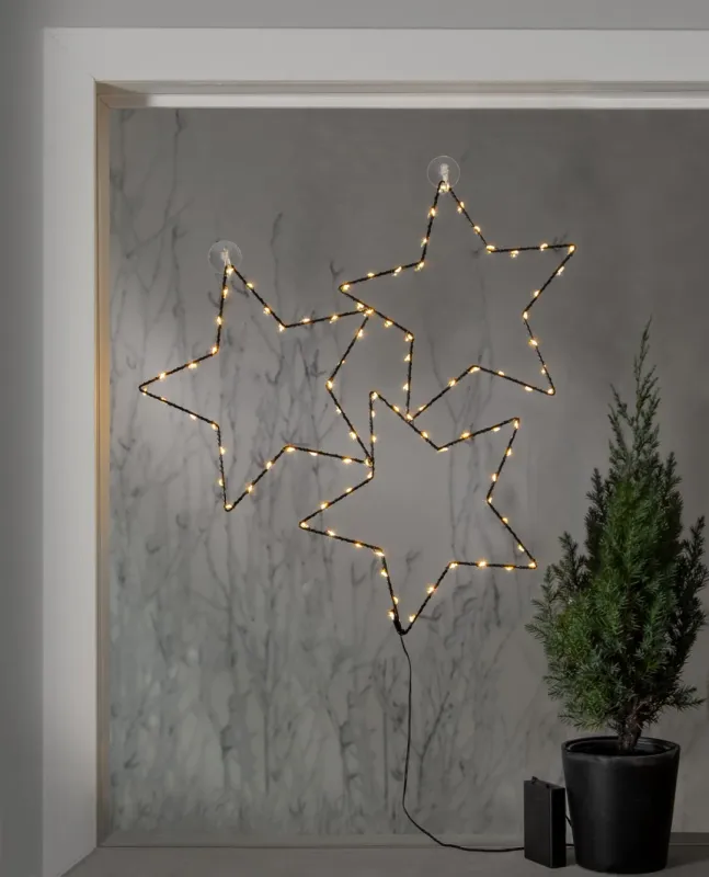 Dekoracja gwiazdki Led STELLA 48cm na baterie — zdjęcie 5