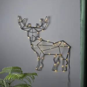 Dekoracja jeleń Led CUPID 49cm na baterie