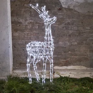 Dekoracja ogrodowa Jeleń Led PEGASUS 120cm wysokości