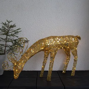 Dekoracja ogrodowa Jeleń Led SEQUINI 55cm