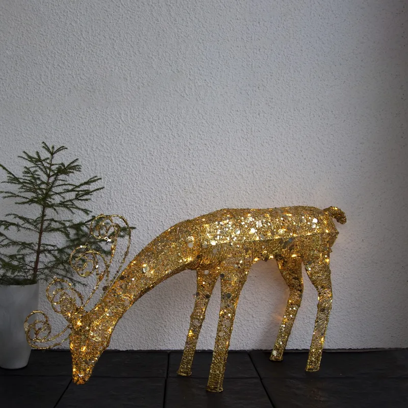 Dekoracja ogrodowa Jeleń Led SEQUINI 55cm — zdjęcie 3