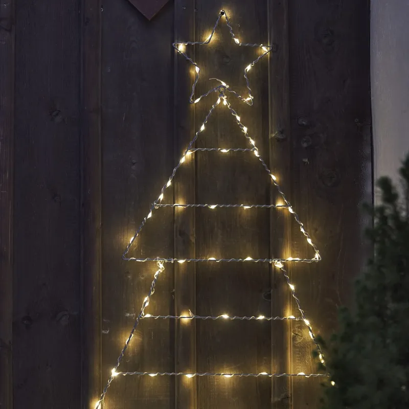 Dekoracja ogrodowa choinka Led FOLDE 120cm na baterie — zdjęcie 4