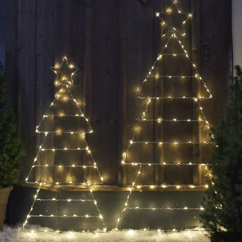 Dekoracja ogrodowa choinka Led FOLDE 90cm na baterie — zdjęcie 4